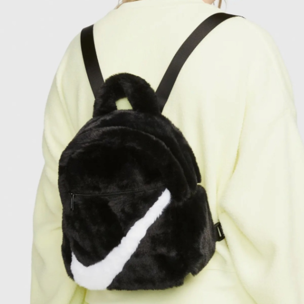 Nike Faux Fur Mini Backpack - Picture 3 of 3